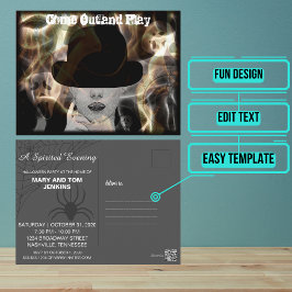 Mysterieuze Halloween uitnodiging Elegant