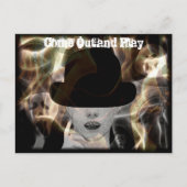 Mysterieuze Halloween uitnodiging Elegant (Voorkant)