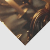 Mysterieuze Harlekijn Vrouw Decoupage Papier (Detail)