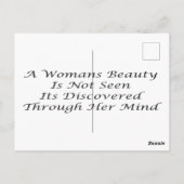 Mysterieuze harten art ontwerp donkere mistige kle briefkaart (Achterkant)