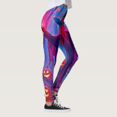 Mysterieuze heks in betoverde Bossen Leggings (Rechts)