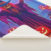 Mysterieuze heks in betoverde Bossen Sherpa Deken (3/4)