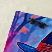 Mysterieuze heks in betoverde Bossen Strandlaken (In situ)