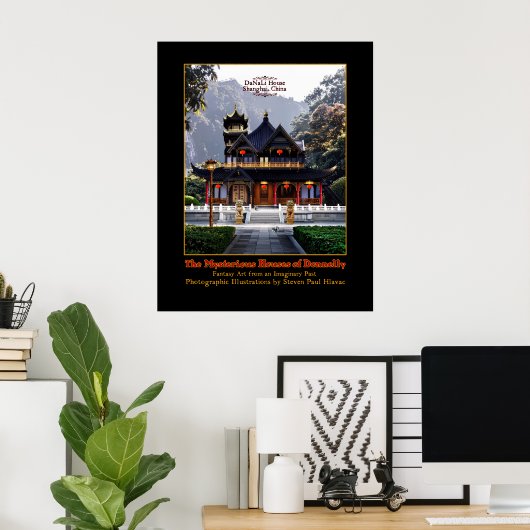 Mysterieuze huizen van Donnelly - No.3 China Poster (Thuiskantoor)