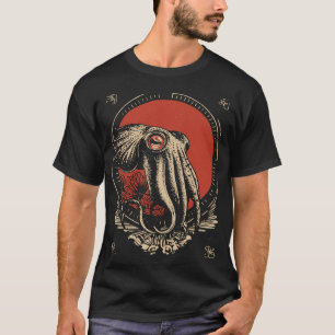 Mysterieuze inktvis oceaan schepsel  kunst t-shirt