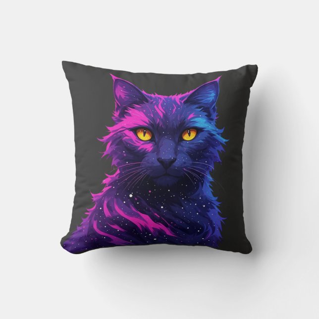 Mysterieuze Kat Kussen (Voorkant)