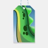 MYSTERIEUZE LANGE NEK DINOSAURUS door Jeff Willis  Cadeaulabel (Voorkant)