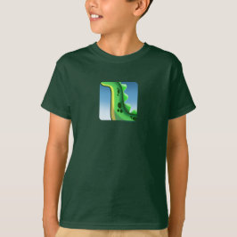 MYSTERIEUZE LANGE NEK DINOSAURUS door Jeff Willis  T-shirt