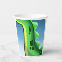 MYSTERIEUZE LANGE NEK DINOSAURUS PAPIEREN BEKERS