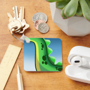 MYSTERIEUZE LANGHALZIGE DINOSAURUS door Jeff Willi Sleutelhanger