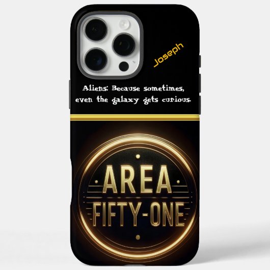 Mysterieuze lichten zweven 's nachts boven Area 51 Case-Mate iPhone Case (Achterkant)