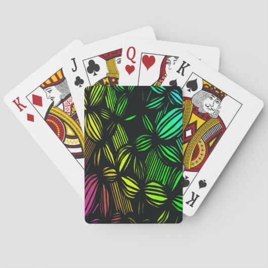 Mysterieuze lijnen pokerkaarten (Achterkant)