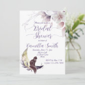 Mysterieuze Maan Tuin Bruidsdouche  Kaart (Staand voorkant)