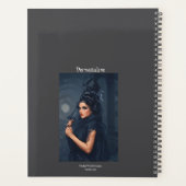 Mysterieuze Maan Witchy Mischief Quote GrayJournal Planner (Achterkant)