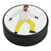 Mysterieuze man blik hockey puck (3/4)
