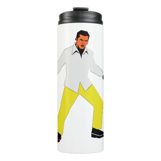 Mysterieuze man blik thermosbeker (Voorkant)