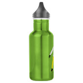 Mysterieuze man blik waterfles (Links)