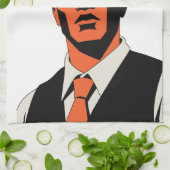 Mysterieuze man uiterlijk theedoek (Gevouwen)
