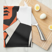 Mysterieuze man uiterlijk theedoek (Quarter Fold)