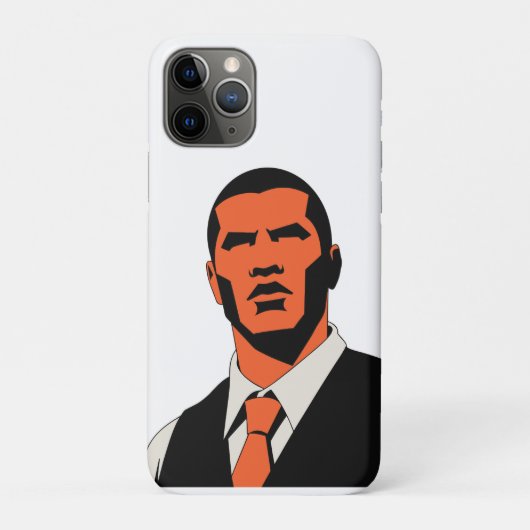 Mysterieuze man uitzicht Case-Mate iPhone case (Achterkant)
