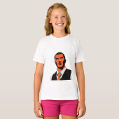 Mysterieuze man uitzicht t-shirt (Voorkant volledig)