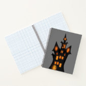 Mysterieuze memoires: Halloween Custom 8.5" x 11" Notitieboek (Binnen)