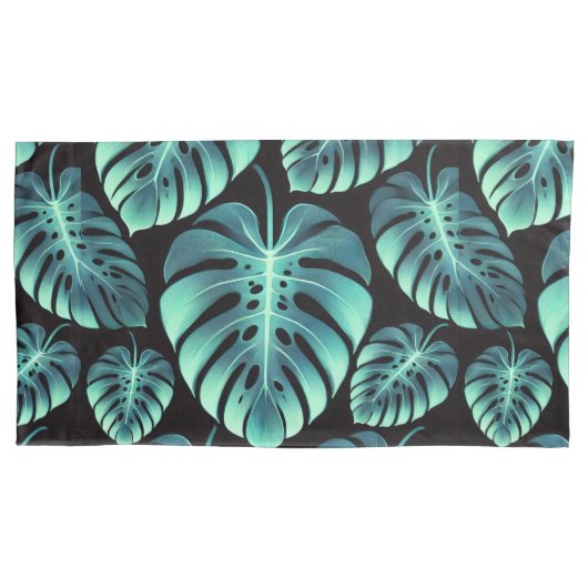 Mysterieuze Monstera Kussensloop (Voorkant)