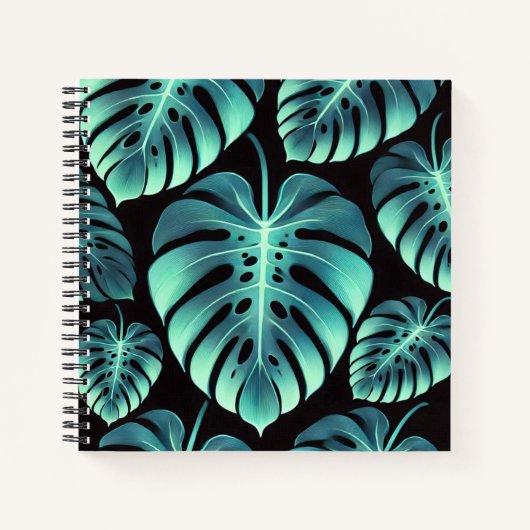 Mysterieuze Monstera Notitieboek (Voorkant)