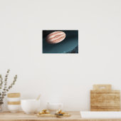 Mysterieuze nacht waarin reusachtige sterren zicht poster (Keuken)
