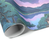 Mysterieuze Nachtelijke Hemel - Inpakpapier (Rol Hoek)