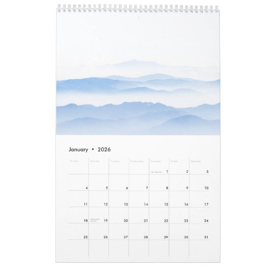 Mysterieuze natuur landschap fotokalender kalender (Jan 2026)