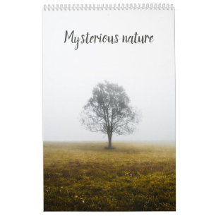 Mysterieuze natuur landschapsfoto kalender