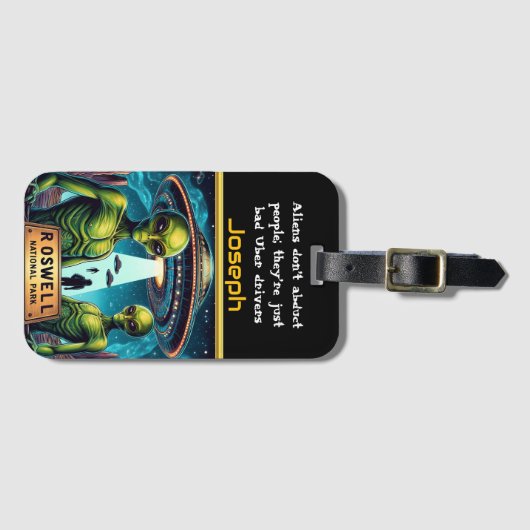 Mysterieuze ontmoeting in het Roswell National Par Bagagelabel (Voorkant (horizontaal))