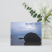 Mysterieuze Pacific Hug Point Beach Oregon Briefkaart (Staand voorkant)