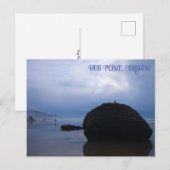 Mysterieuze Pacific Hug Point Beach Oregon Briefkaart (Voorkant / Achterkant)