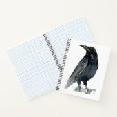 Mysterieuze Raven Illustratie Notitieboek (Binnen)