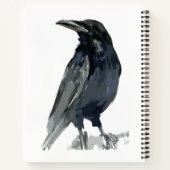 Mysterieuze Raven Illustratie Notitieboek (Achterkant)