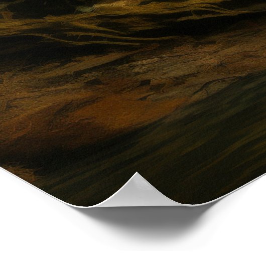 Mysterieuze Retraite in Monster Swamp Poster (Hoek)