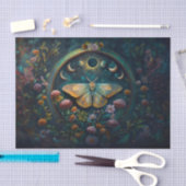 Mysterieuze schemerpoort, mot en eclips tissuepapier (Craft)