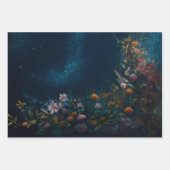 Mysterieuze Twilight Portal, Mystic Floral Fantasy Inpakpapier Vel (Voorkant 3)