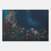 Mysterieuze Twilight Portal, Mystic Floral Fantasy Inpakpapier Vel (Voorkant 2)