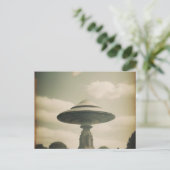 Mysterieuze ufo briefkaart (Staand voorkant)