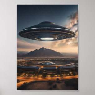 Mysterieuze ufo poster