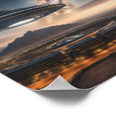 Mysterieuze ufo poster (Hoek)