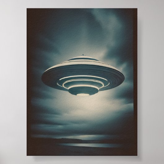 Mysterieuze ufo poster (Voorkant)
