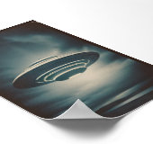 Mysterieuze ufo poster (Hoek)