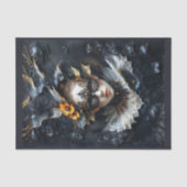 Mysterieuze Venetiaanse gemaskerde dame Tissuepapier (Voorkant)