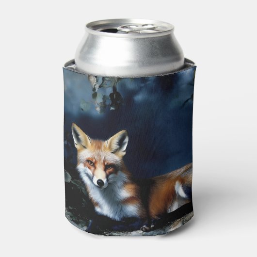 Mysterieuze vos in de Bossen Blikjeskoeler (Blikje Voorkant)