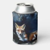 Mysterieuze vos in de Bossen Blikjeskoeler (Blikje Achterkant)
