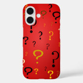 Mysterieuze vraagtekens Case-Mate iPhone case (Achterkant)
